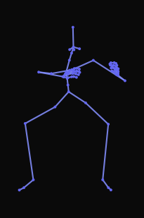 A person in a crouched posture swiftly opens the lower cupboard door, places an object inside using their left hand, and then closes the door.