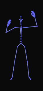 A person does the robot dance with stiff mechanical movements and sharp angle poses