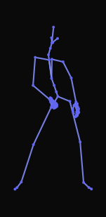 A person does a floss dance swinging arms side to side with hip counter-rotation