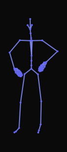A model steadily walks sideways to the right, alternating between an upright stance and a graceful, twisted vogue pose.