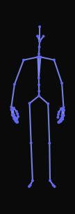 A model moves forward, posing and standing still alternately, and then finally comes to a stop to stand idle.