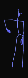 A person celebrating victory energetically performs beyoncé's side dance moves while standing in one place.