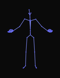 A person shrugs both shoulders upward with palms turned outward in an I-don't-know gesture