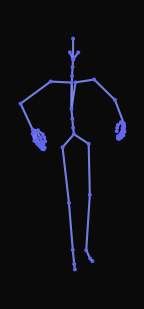 A person standing idle starts dancing energetically in hip-hop crisscross style and then comes to a halt.