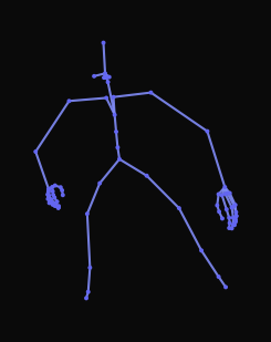 A person crouches low and moves forward in a slow tactical crouch walk