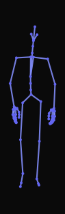 A person walks slowly and cautiously, placing each foot carefully before shifting weight
