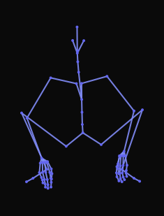 A person performs a deep bodyweight squat, hips below knees, then drives back up