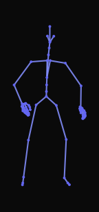 A person does a standing vertical jump, crouching first then exploding upward with arms raised