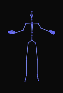 A person performs a boxer's skip rope rhythm, bouncing on the balls of the feet rapidly