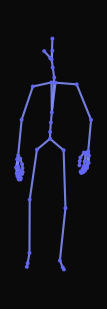 A person standing upright starts to walk sideways to their right, steps on an object and continues limping before standing in a leaning posture.